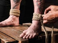 Men On Edge Cliff Jensen, Brody Fox