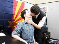 Private gay investigator Jacobey London fucks the shit out