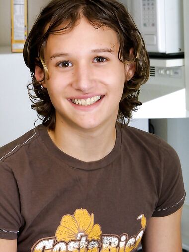 Hot teenage boy Sammy Case shows off his big booty and jerks off